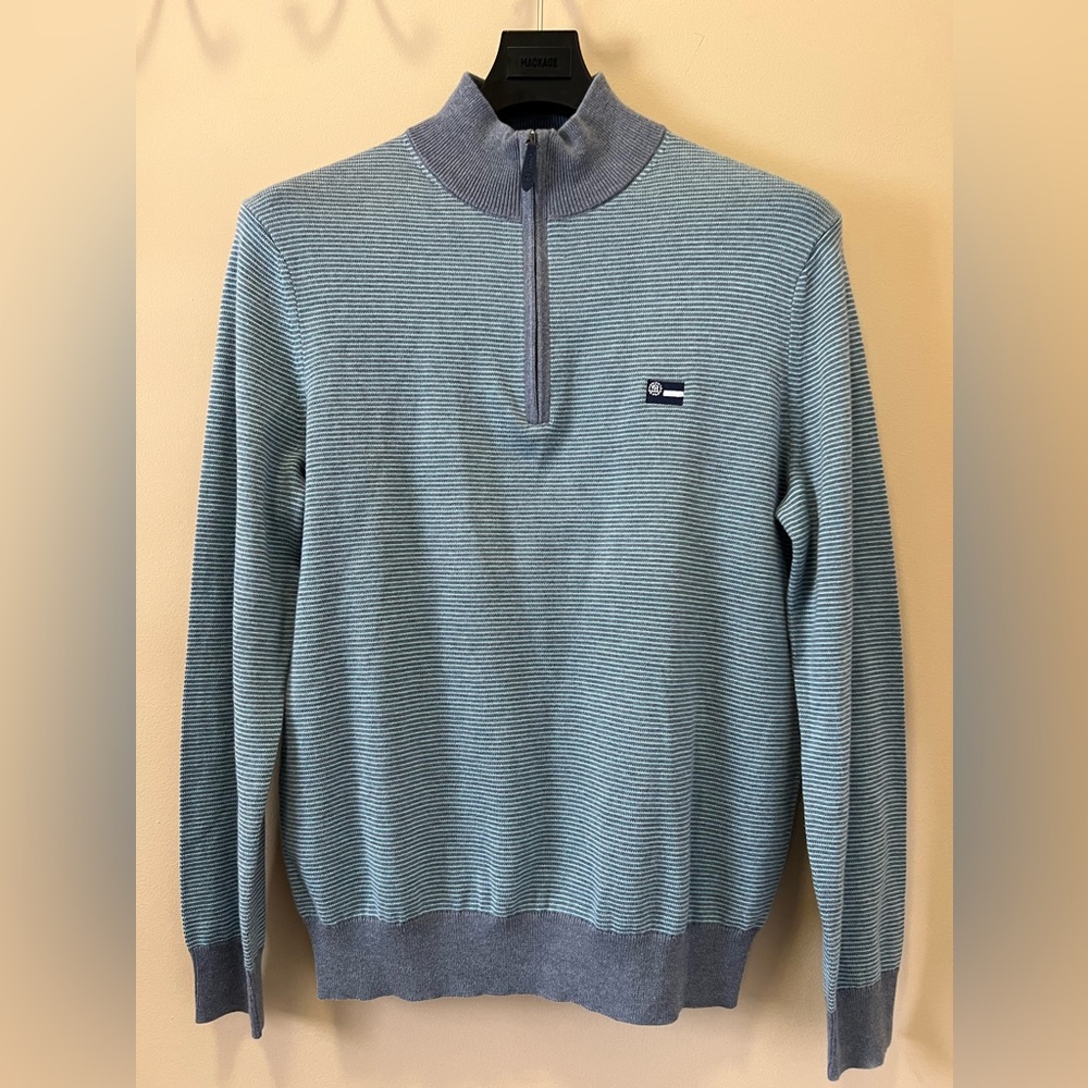 Vineyard Vines by Shep & Ian Small Cashmere Blend Sweater Long Sleeve 3/4 Zip Up